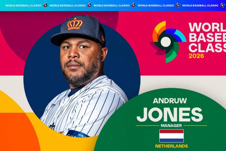 Andruw Jones dirigirá a Países Bajos en el Clásico Mundial de Beisbol