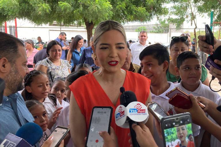 Estrella Palacios Domínguez habla del espacio para emprendedores en el Parque Ciudades Hermanas.