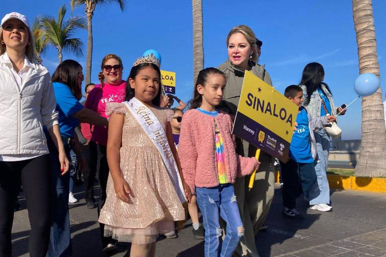 Participan más de 500 personas en la Caminata ‘Paso a Paso por el Autismo’ en Mazatlán