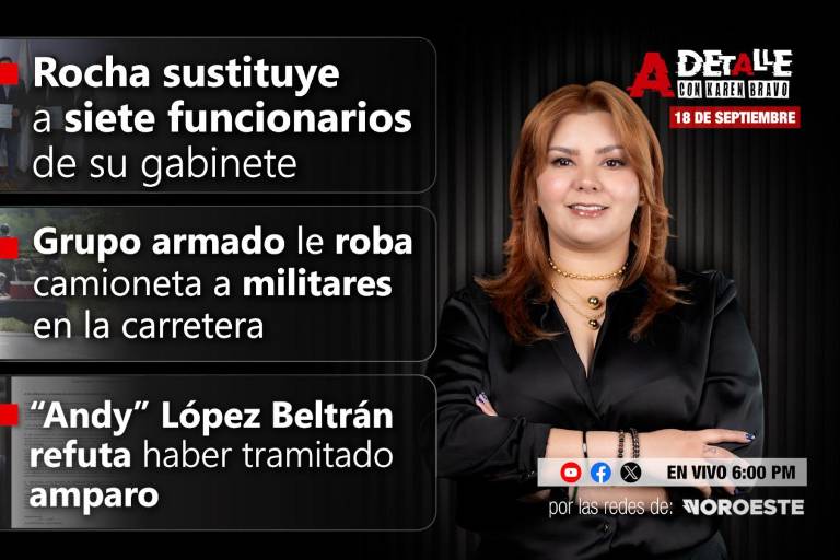Este jueves, A Detalle: Balacera en el centro de Sinaloa deja seis heridos, incluido un niño