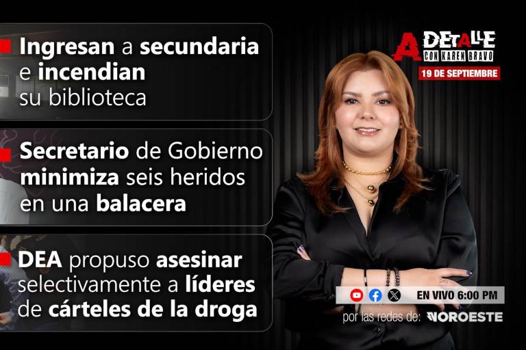 Este viernes, A Detalle: Alertan por violencia en Badiraguato; autoridades no lo confirman