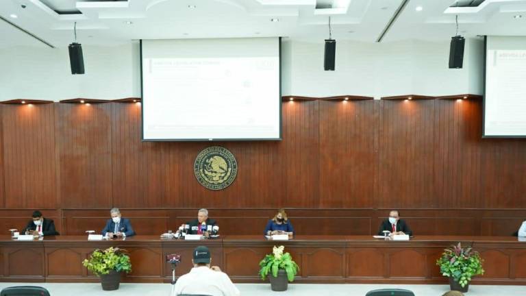 Integrantes de la Junta de Coordinación Política de la 63 Legislatura en Sinaloa