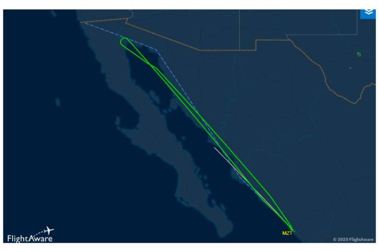 Vuelo de Mazatlán a Tijuana se tuvo que regresar por niebla
