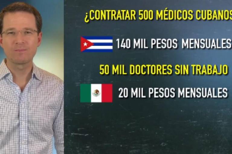 Anaya acusa a AMLO de financiar ‘dictadura cubana’ contratando médicos