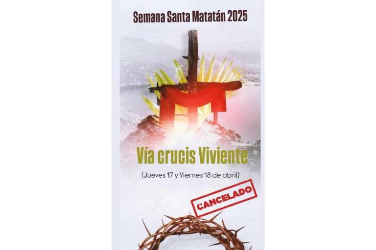 Cancelan la edición 326 de la representación del Viacrucis en Matatán