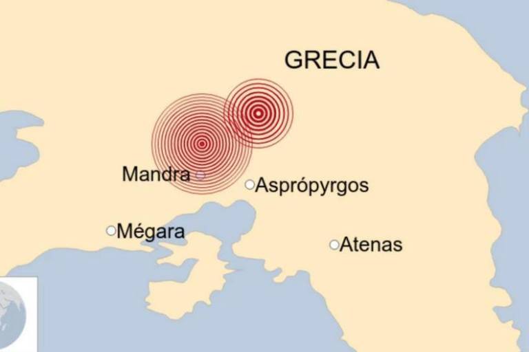 Sismo de magnitud 5.6 sacude el centro de Grecia