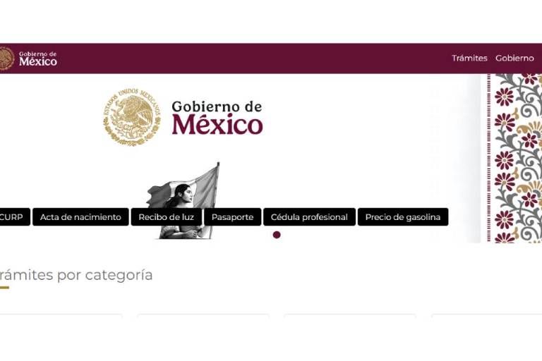 Cambia imagen institucional de sitios web del Gobierno de México