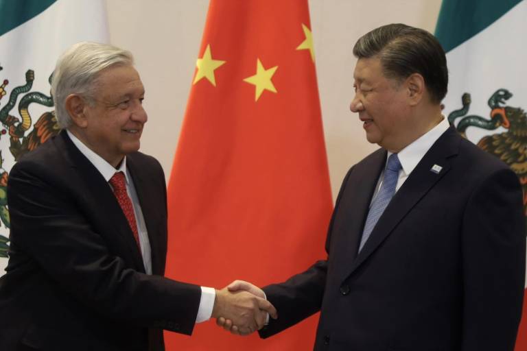 López Obrador se reúne en EU con Presidente de China, Xi Jinping