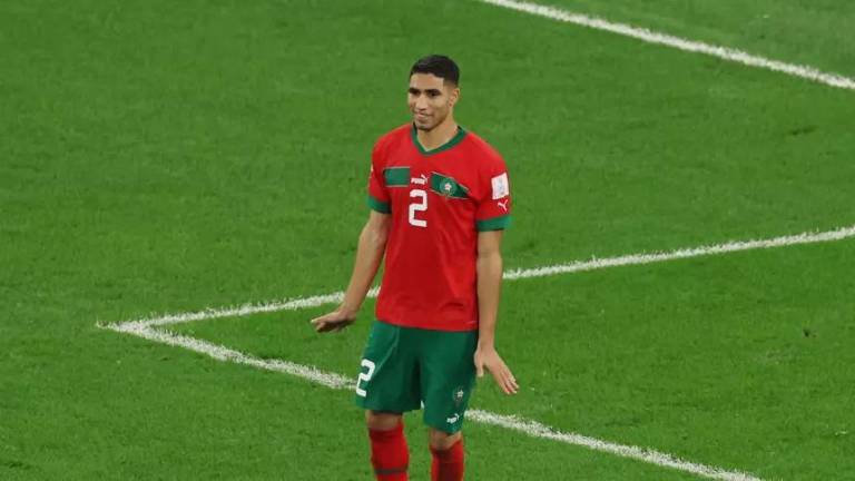 Hakimi se acordó de Mbappé al marcar el gol de penalti contra España.