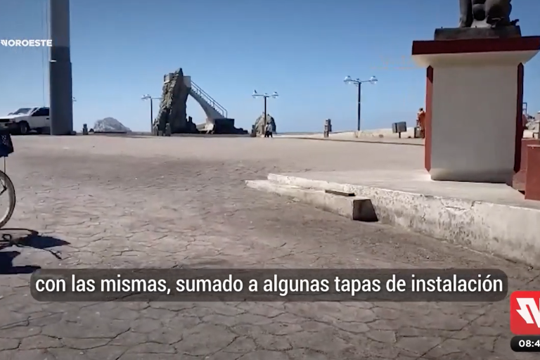 #Video | El Clavadista, de Mazatlán, cada vez sumido más en el deterioro