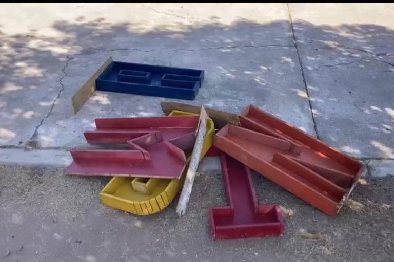 Vandalizan letras panorámicas en Ejido La Campana; vecinos piden castigo
