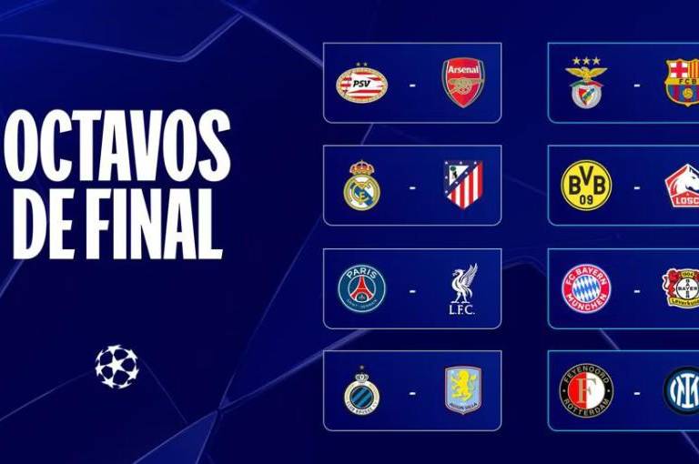 Real Madrid vs Atleti, Liverpool vs PSG, se toparán en los octavos de final de la Champions League