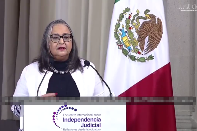 Ministra urge defender independencia judicial; jueces serían elegidos por crimen, alerta Coparmex