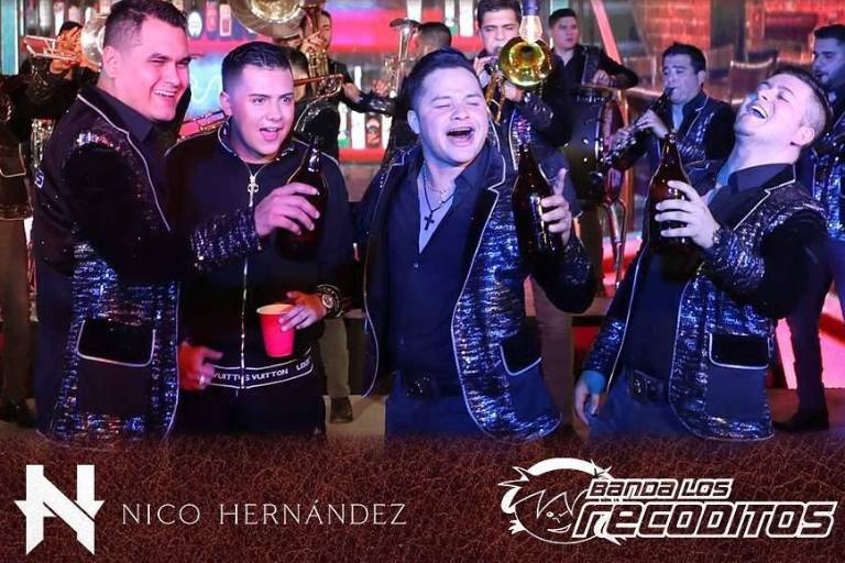 Banda Los Recoditos renueva uno de sus éxitos junto a Nico Hernández