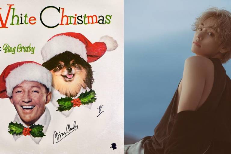 Lanzará V de BTS ‘White Christmas’ con Bing Crosby