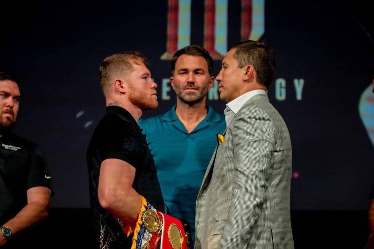 Golovkin calienta pelea con el Canelo Álvarez y lo compara con un ‘perro ladrando’