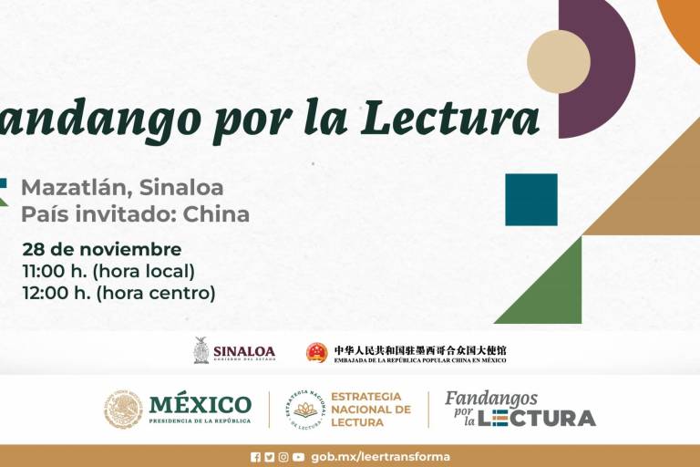 Beatriz Gutiérrez Müller presentará en Mazatlán el programa ‘Fandangos por la lectura’