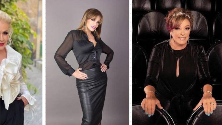 Laura Zapata, Lucía Méndez, y Sylvia Pasquel.