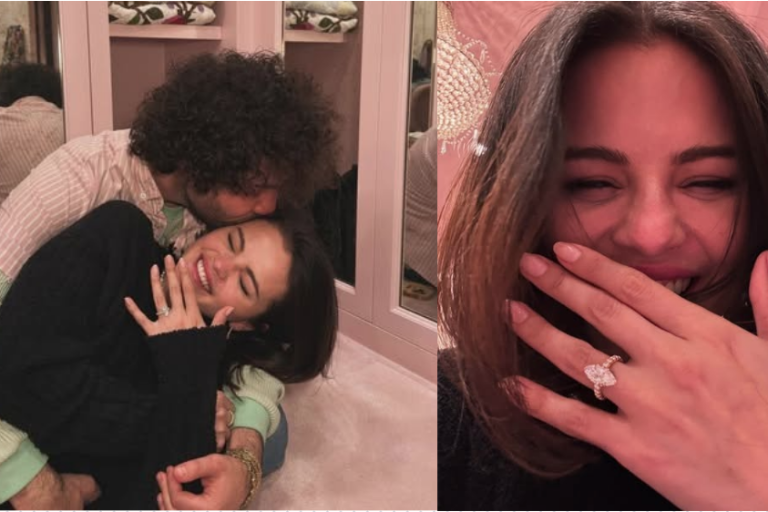 Anuncia Selena Gómez su compromiso con Benny Blanco