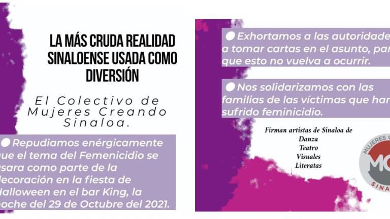 El posicionamiento lo publicaron a través de Facebook.