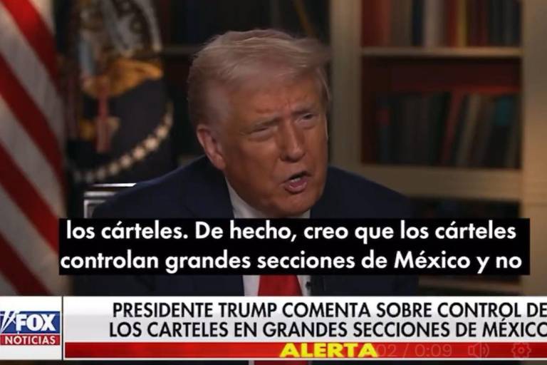 Gobierno de México le tiene mucho miedo a cárteles del narco, afirma Trump en entrevista