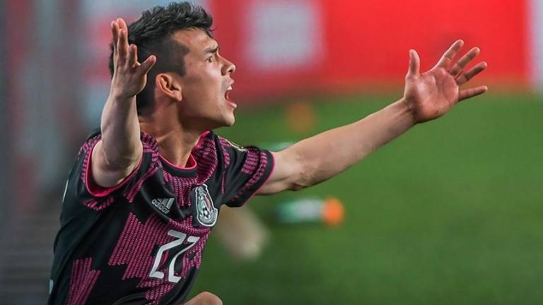 Hirving Lozano no pudo evitar la caída del Tricolor.