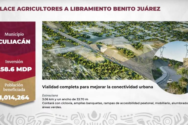 Pacta Gobierno de Sinaloa construcción de obra para conectar bulevar Agricultores con La Costerita, en Culiacán