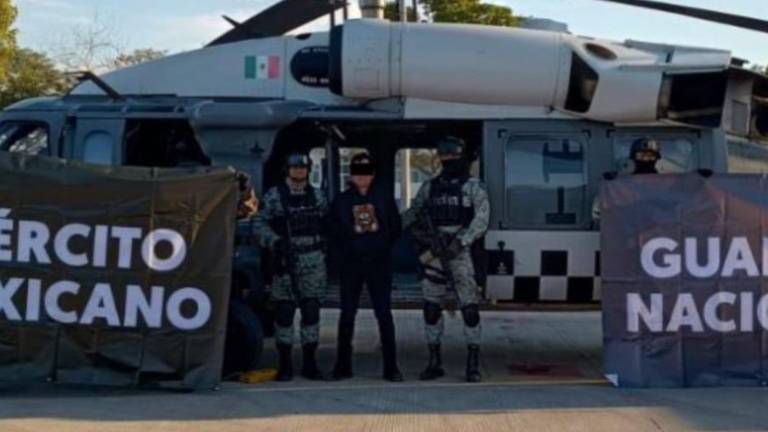 Detención de “El Jando” en Culiacán en febrero pasado.