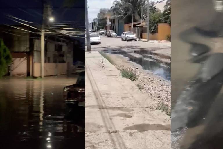 Lluvias provocan desbordamiento de aguas negras en Alto de Bachigualato