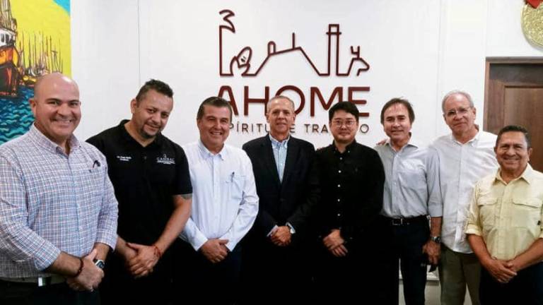 El Alcalde Gerardo Vargas Landeros se reunió con una delegación de altos funcionarios de Samsung Ingeniería.