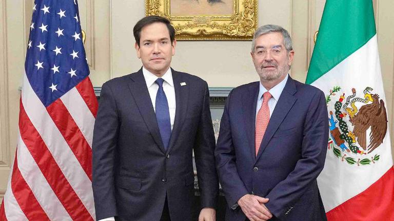 El canciller Juan Ramón de la Fuente sostuvo una llamada telefónica con el secretario del Departamento de Estado de Estados Unidos, Marco Rubio.