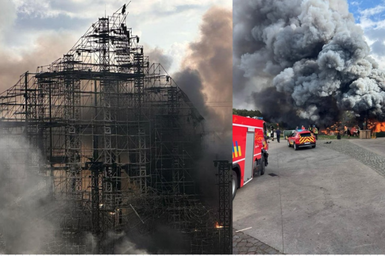 Se incendia escenario principal del Tomorrowland