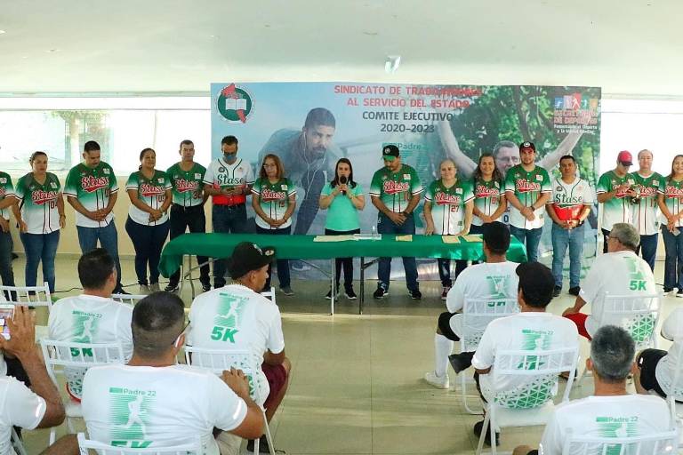 Miembros del STASE se unen en la Caminata 5K