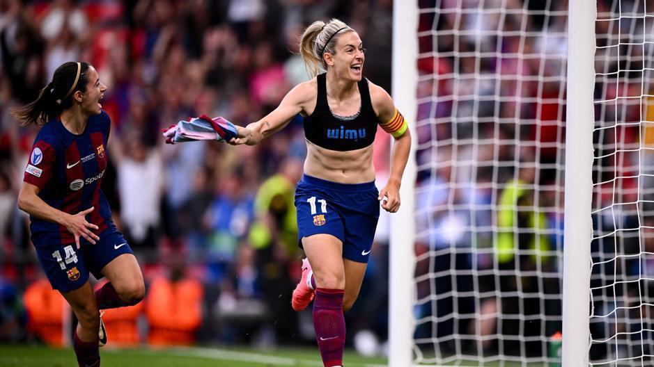 $!Aitana y Alexia coronan al Barcelona en la Champions League femenil