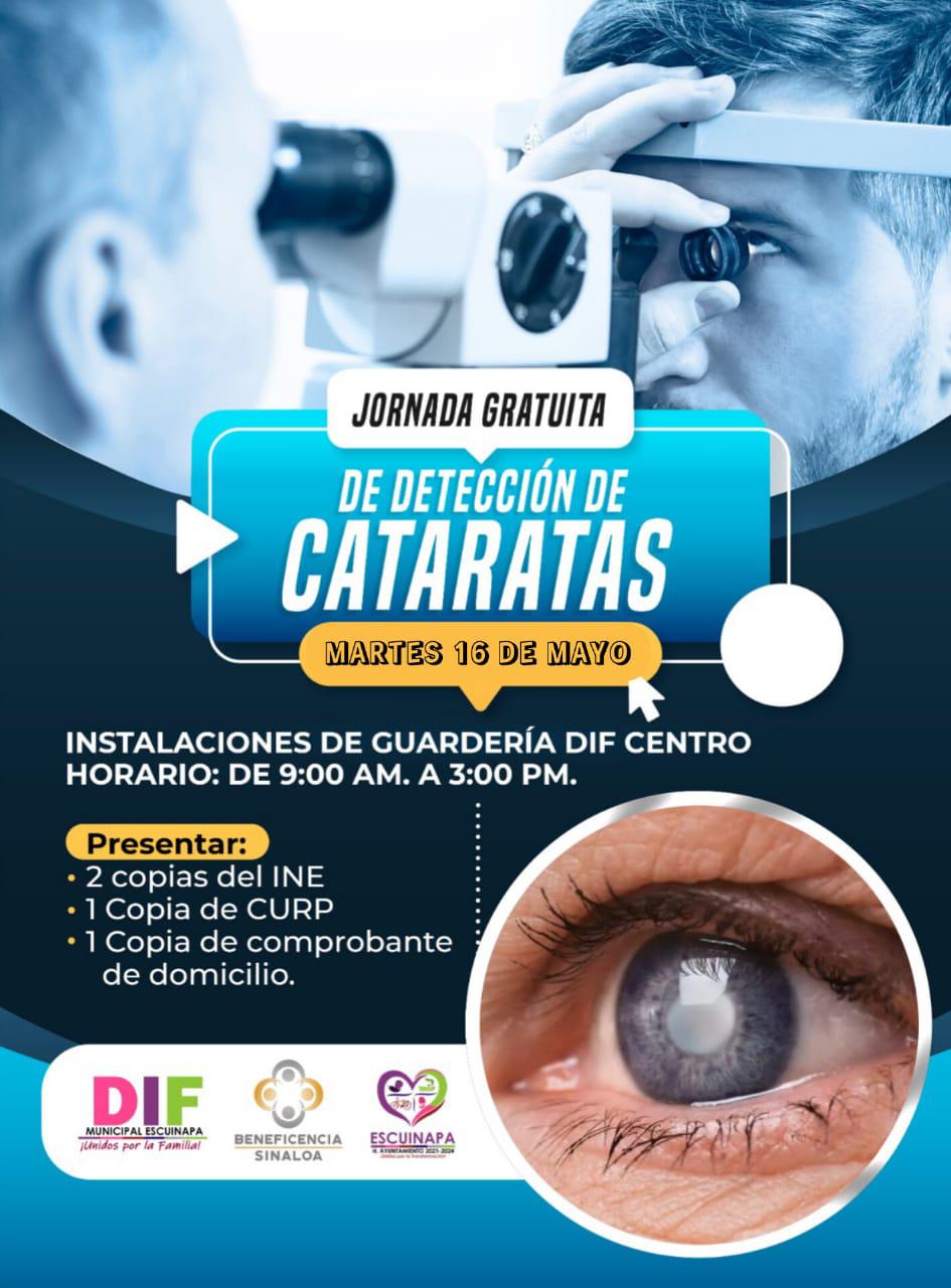 $!Habrá jornada de detección de cataratas en Escuinapa