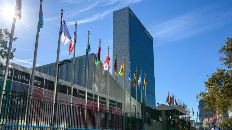 Vista de la sede de la ONU en Nueva York.