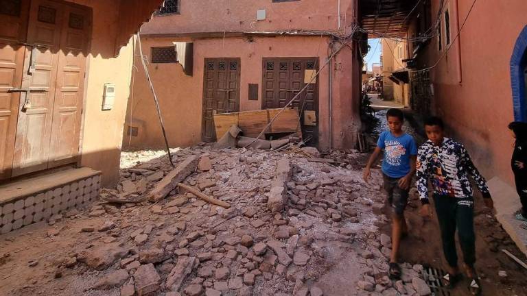 El seísmo, con epicentro en las montañas del Alto Atlas, causó estragos en la histórica ciudad de Marrakech (Marruecos).