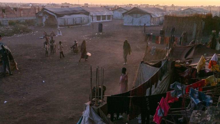Familias sudanesas desplazadas