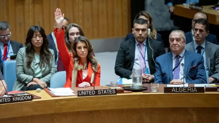 Sesión del Consejo de Seguridad de las Naciones Unidas.