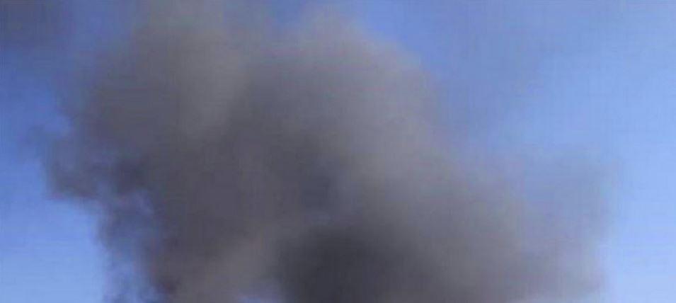 $!Foto de un bombardeo en el distrito de Bakwa, en Afganistán.