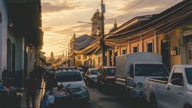 La ciudad de Granada, situada al oeste de Nicaragua.