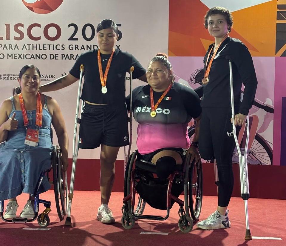 $!Culichis destacan con cuatro medallas en el Grand Prix Mundial de Paraatletismo Jalisco 2025