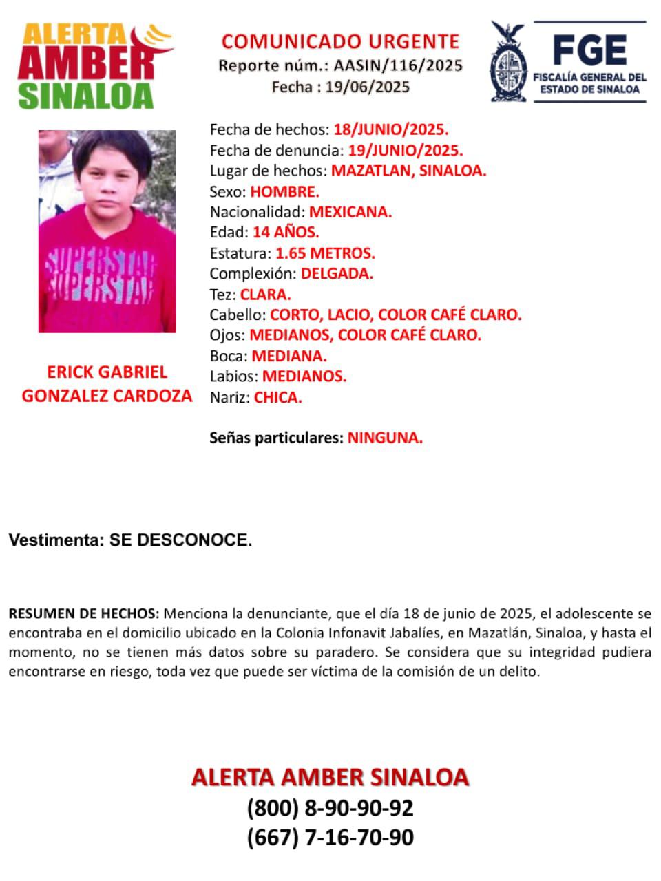 $!Reportan a familia desaparecida en Mazatlán
