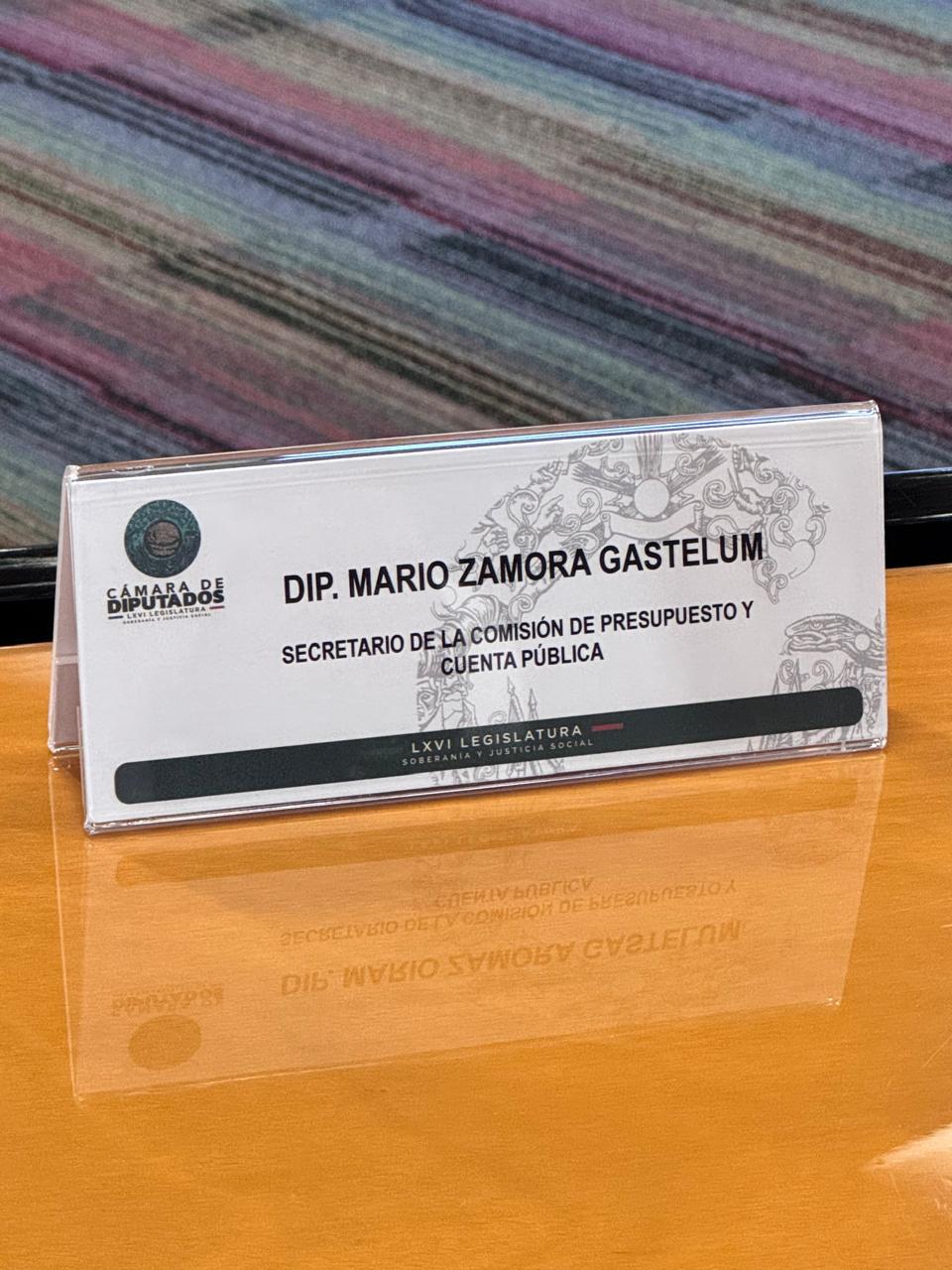 $!Designan a Mario Zamora como secretario de la comisión de presupuesto y cuenta pública de la Cámara de Diputados