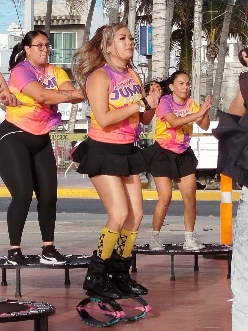 $!¡Éxito total la Máster Class de Power Jump!