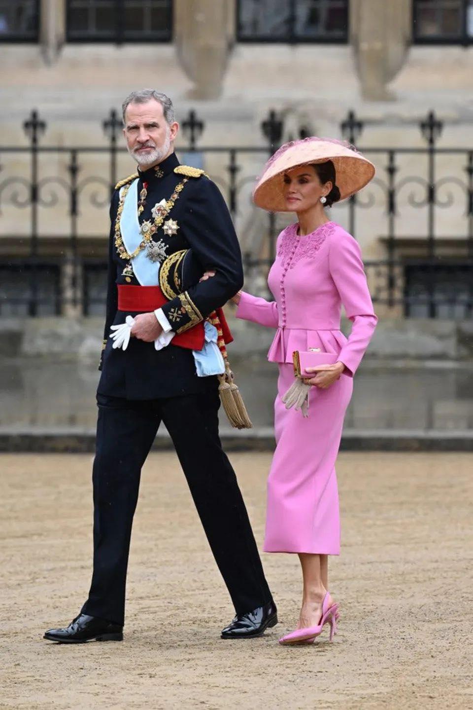 $!Los Reyes de España Felipe y Letizia.