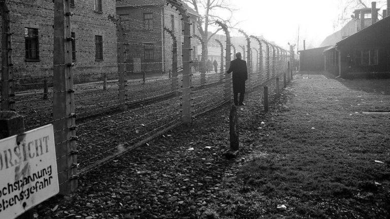 Imagen de archivo del campo de exterminio nazi de Auschwitz-Birkenau, en Polonia, donde murieron más de un millón de personas, en su mayoría judíos, durante la segunda Guerra Mundial.