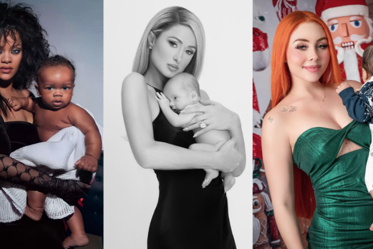 Celebran famosas su primer Día de las Madres