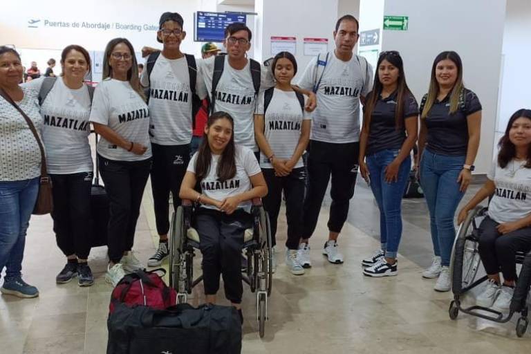 Parte Selección Mazatlán de paratletismo a los Desert Challenge Games