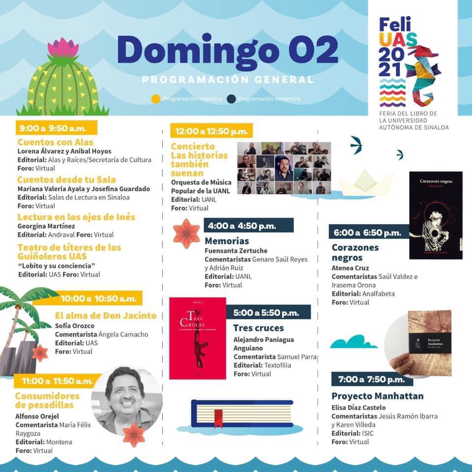 $!Con la presentación del libro ‘Migración de tránsito por la ruta del Pacífico mexicano’, arranca la FeliUAS 2021